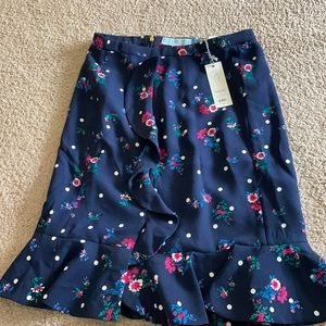 Draper James Bouquet Dot Floral Skirt